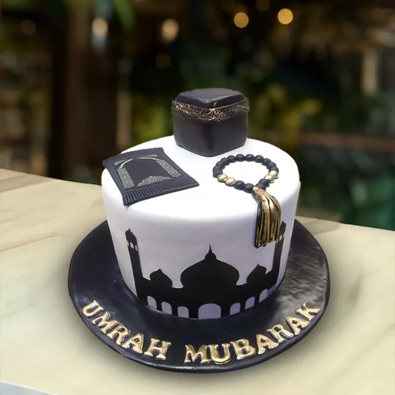 Umrah Mubarak Cake