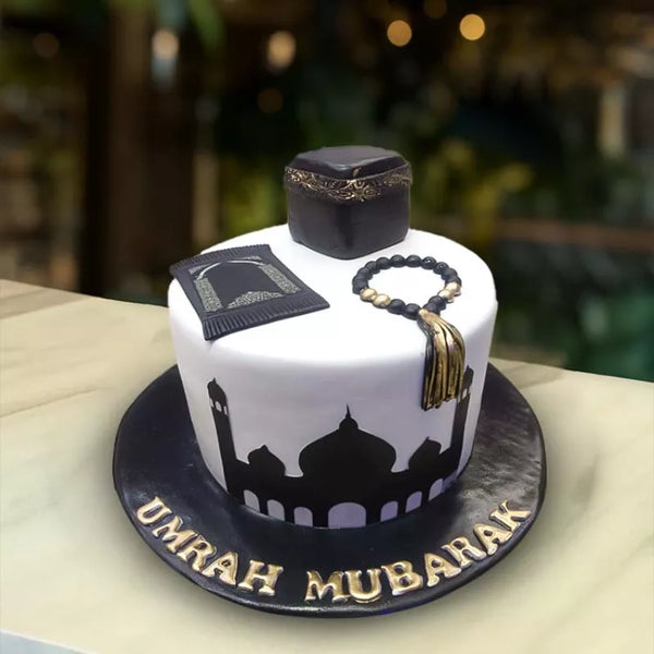Umrah Mubarak Cake