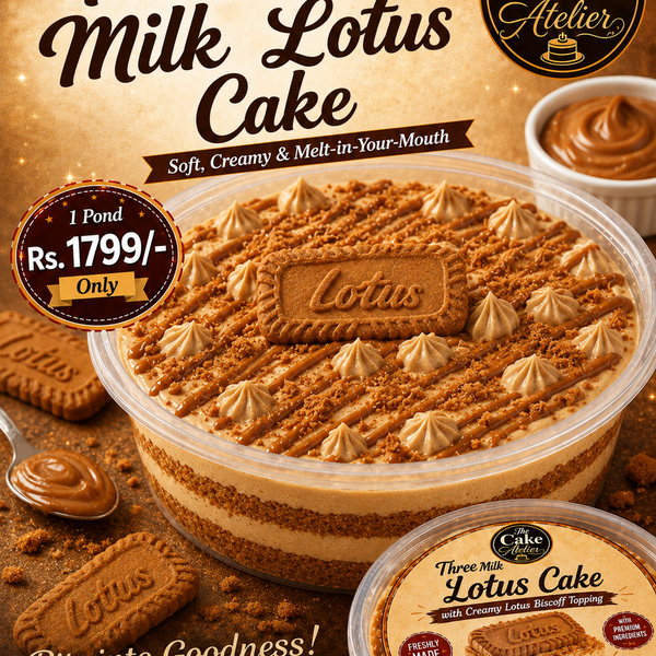 Lotus Three Milk Cake