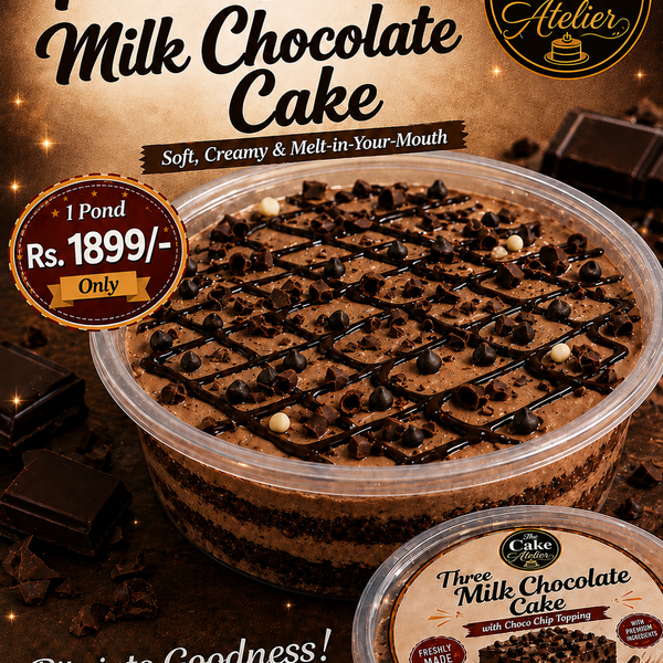 Chocolate Three Milk Cake