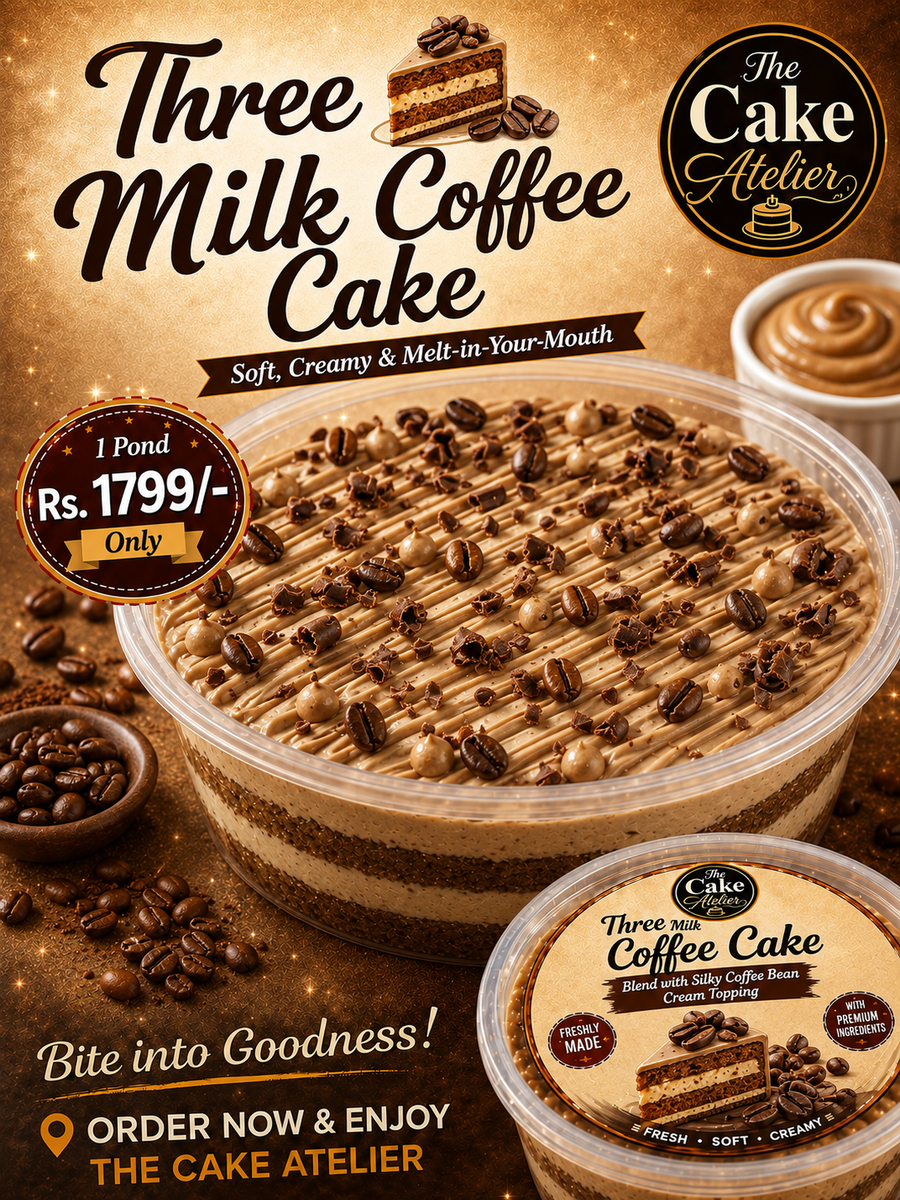 Coffee Three Milk Cake