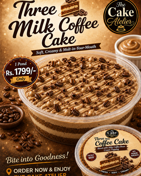 Coffee Three Milk Cake