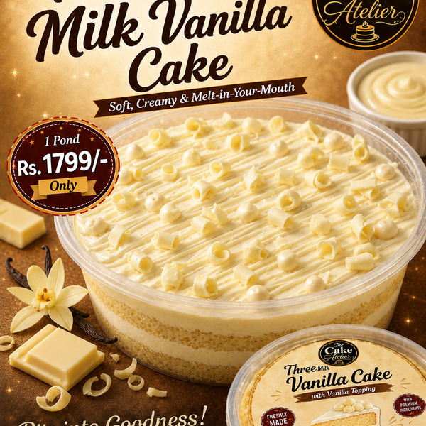 Vanilla Three Milk Cake