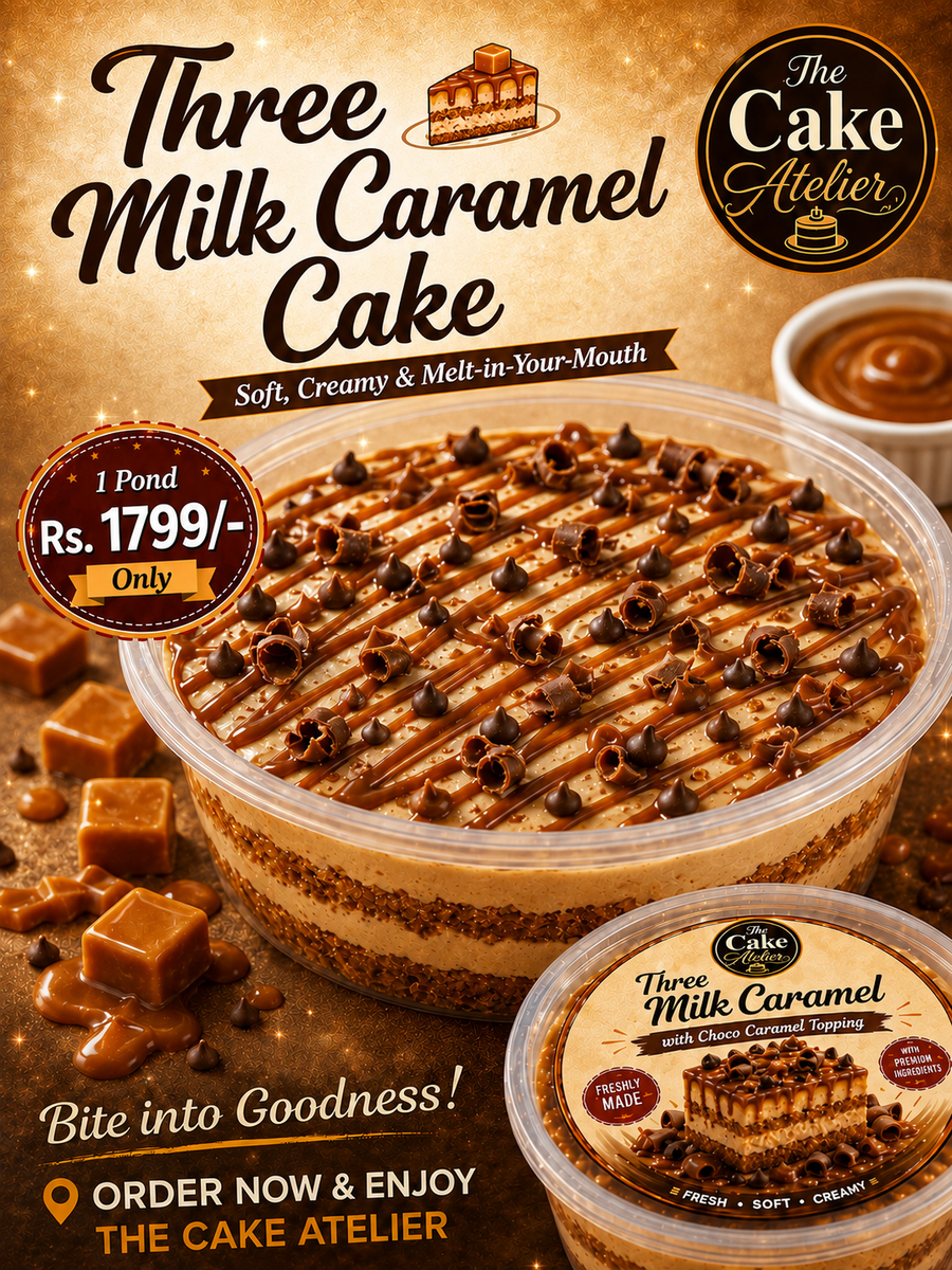 Caramel Three Milk Cake