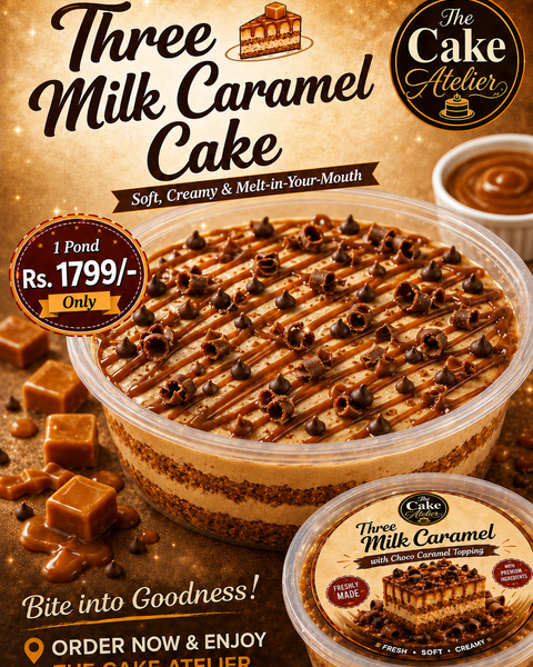 Caramel Three Milk Cake
