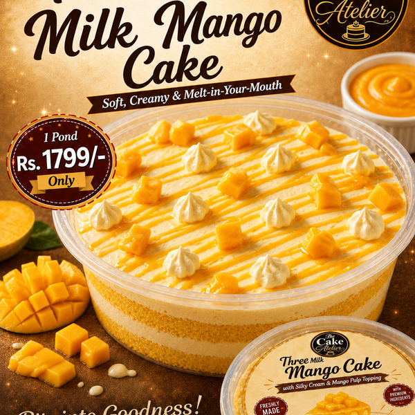 Mango Delight Three Milk Cake