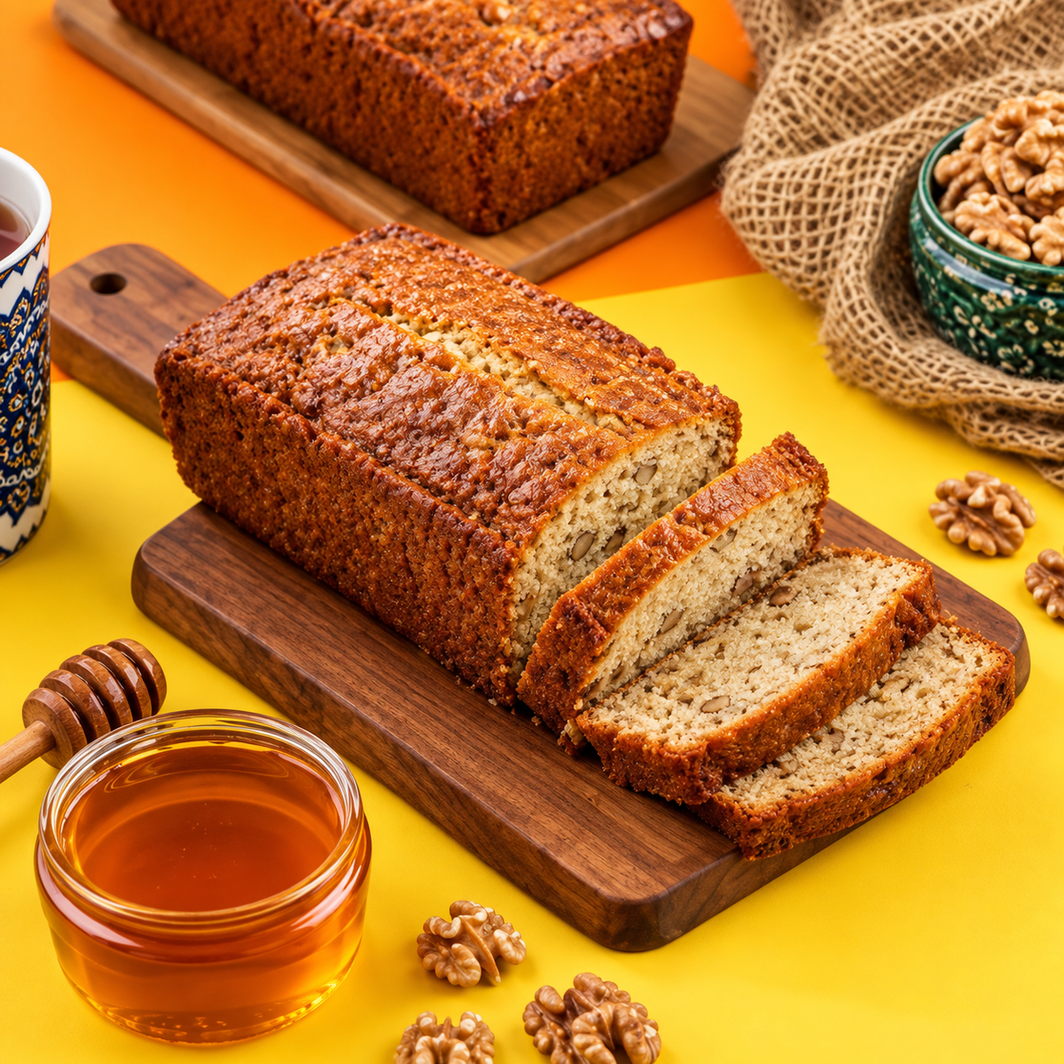 Honey Walnut Cake